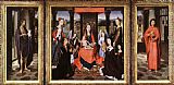 Hans Memling Canvas Paintings - The Donne Triptych